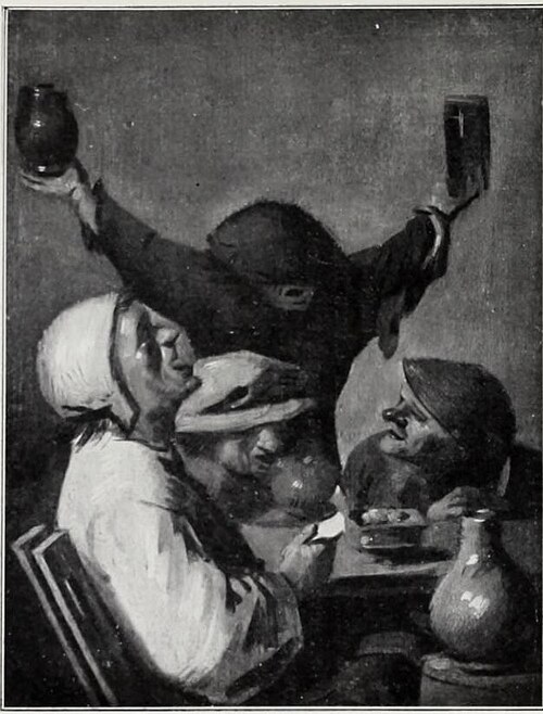 A Cabaret Scene, 1640, Adriaen Brouwer
