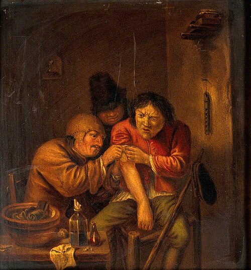 A Surgeon Attending to a Man's Arm, , Adriaen Brouwer