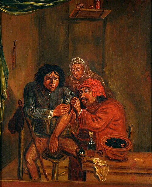 A Surgeon Attending to a Man's Arm, , Adriaen Brouwer