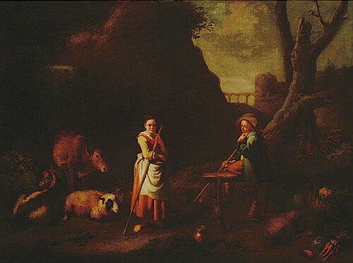 Pastoral Scene with Children and Animals, , Adriaen Brouwer