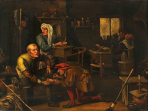 A Surgeon Operating on a Man's Foot, , Adriaen Brouwer