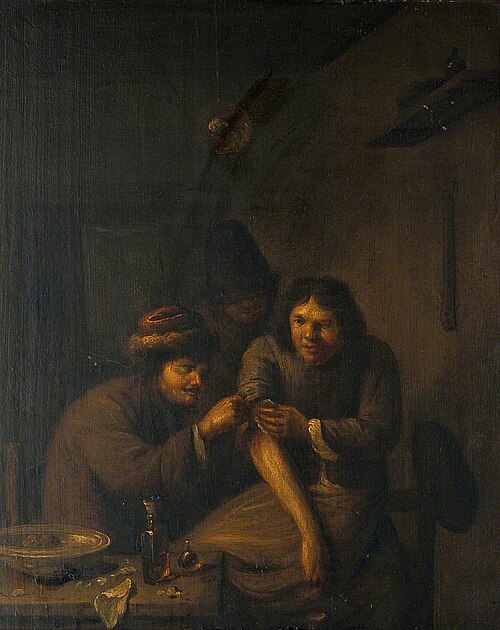 A Surgeon Attending to a Man's Arm, , Adriaen Brouwer