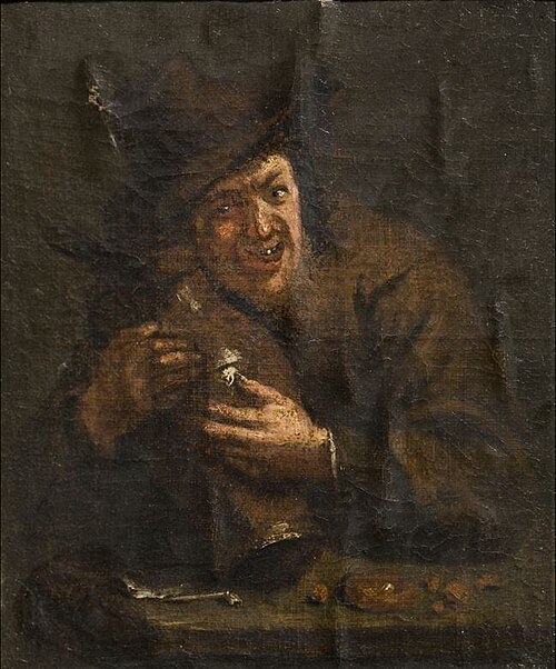 L'homme à la cruche, 1650, Adriaen Brouwer