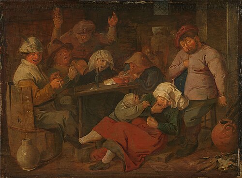 Fête paysanne, 1620, Adriaen Brouwer