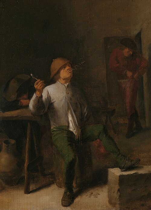 Adriaen Brouwer - De roker Rijksmuseum, 1630, Adriaen Brouwer
