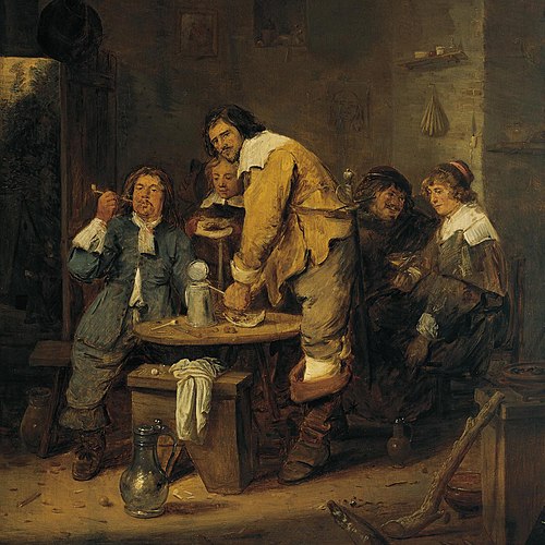 The Tobacco Inn, 1630, Adriaen Brouwer