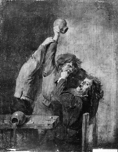 The Brawl, 1630, Adriaen Brouwer