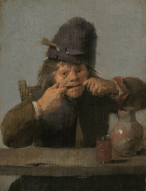 Youth Making a Face, 1632, Adriaen Brouwer