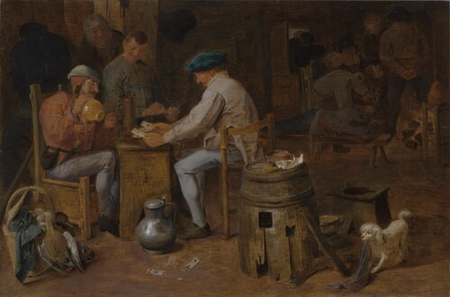 Joueurs de cartes, 1650, Adriaen Brouwer