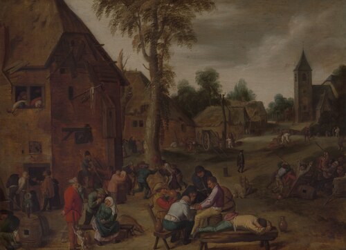A Fair, 1650, Adriaen Brouwer