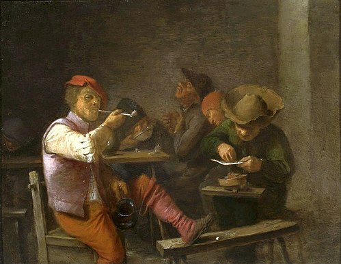Fumeurs dans une auberge., 1700, Adriaen Brouwer