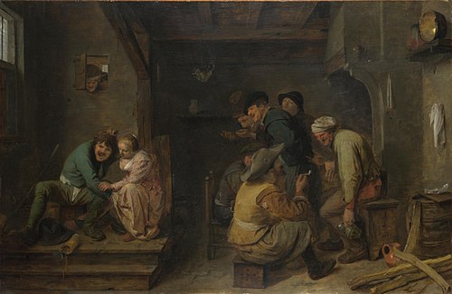 Tavern Scene, 1635, Adriaen Brouwer