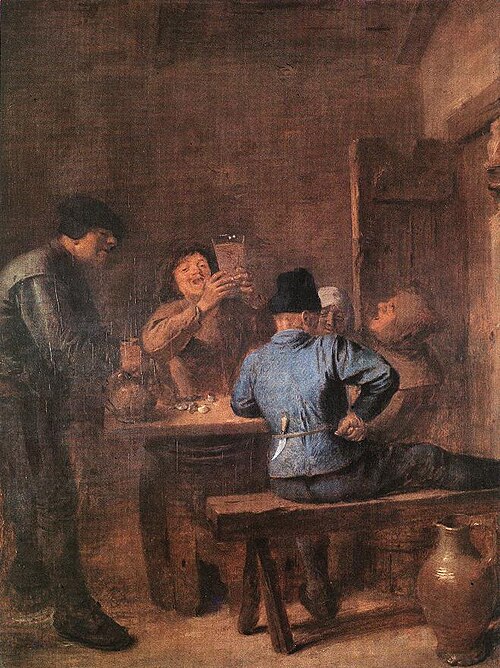 In the Tavern, 1650, Adriaen Brouwer