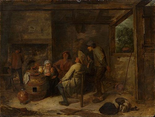 Peasant Quartet, 1630, Adriaen Brouwer