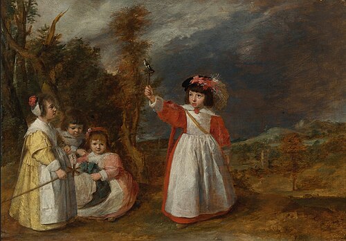 Jeunes enfants jouant, 1630, Adriaen Brouwer