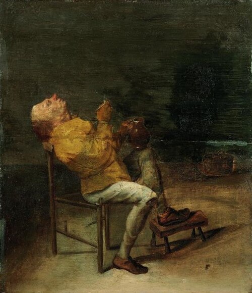 The Smoker, 1630, Adriaen Brouwer