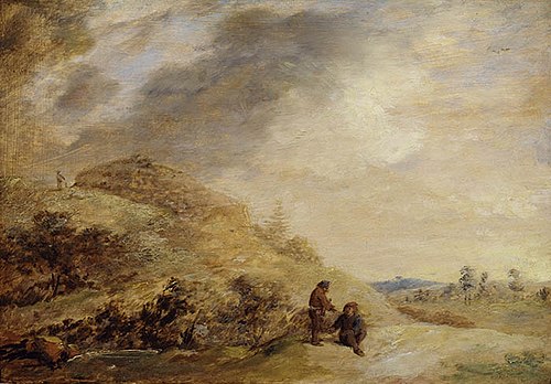 Dune landscape, 1637, Adriaen Brouwer