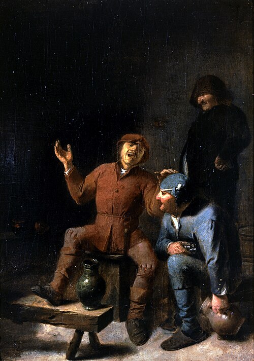 La Chanson à boire, 1620, Adriaen Brouwer