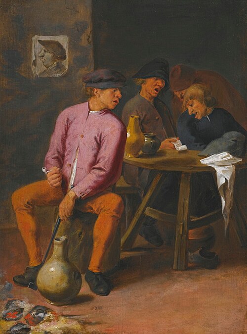 The Reckoning, 1630, Adriaen Brouwer