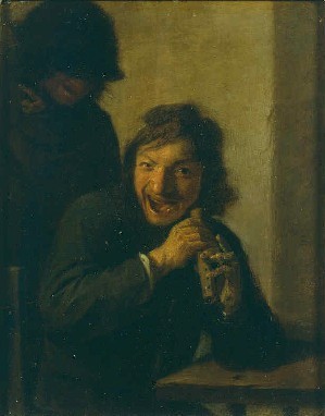 Flute player, 1630, Adriaen Brouwer