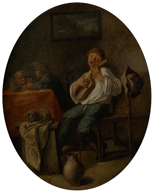 Der Guitarrespieler, 1640, Adriaen Brouwer