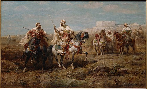 Arabs on Horseback, , Adolf Schreyer