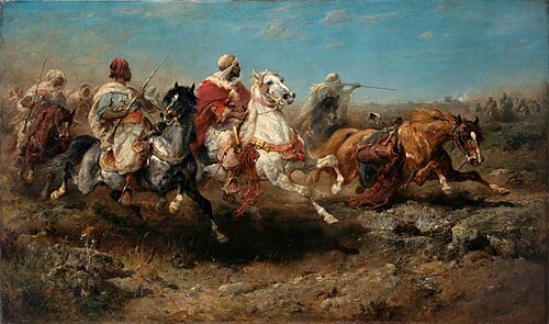 The Attack, 1881, Adolf Schreyer