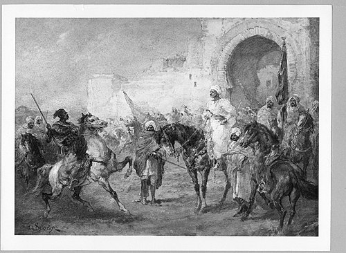 Araber zu Pferd, 1853, Adolf Schreyer