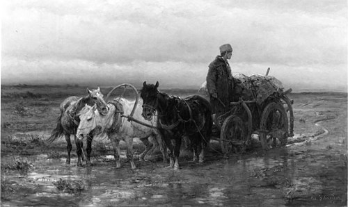 The Plains of Hungary, 1850, Adolf Schreyer