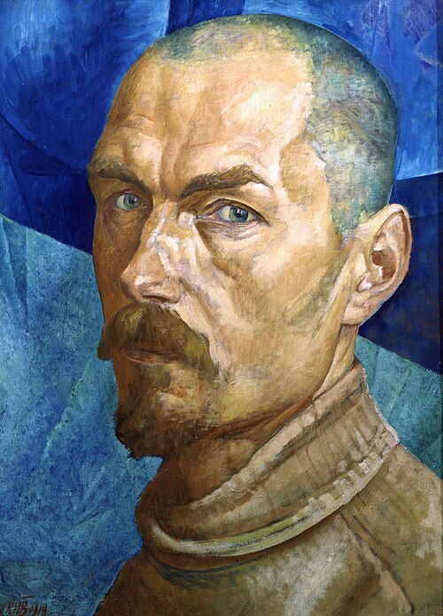 Autoportrait, 1918, Kouzma Petrov-Vodkine