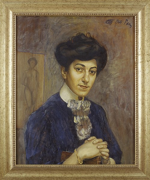 Maria Fiodorovna, l'épouse de l'artiste, 1906, Kouzma Petrov-Vodkine