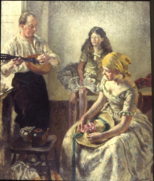 The Strolling Players, 1912, Henry Tonks