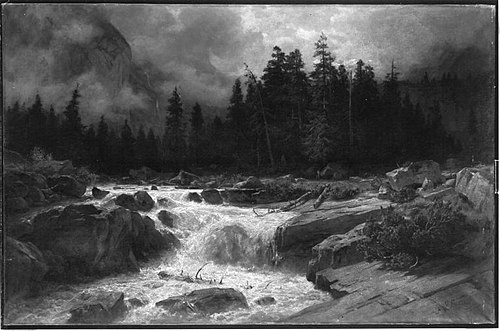 Gebirgsbach, 1875, Otto Frölicher