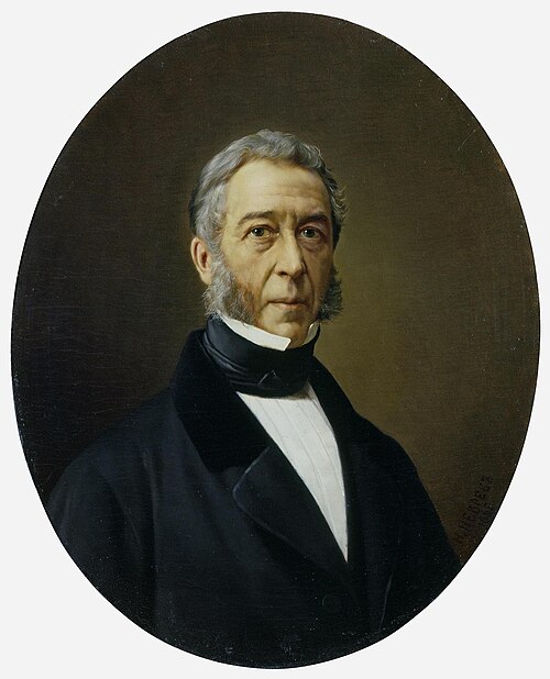 Portrait of Mikhail Golitsyn, 1865, Nikolaï Névrev