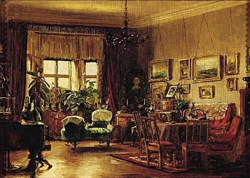 Interior., 1872, Peder Severin Krøyer