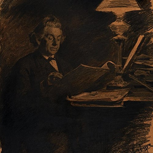 Portrait of Niels W. Gade, 1882, Peder Severin Krøyer
