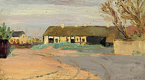 Christoffer's house at dusk., 1884, Peder Severin Krøyer