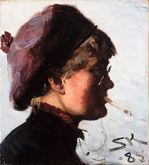 Julia Strömberg, 1885, Peder Severin Krøyer