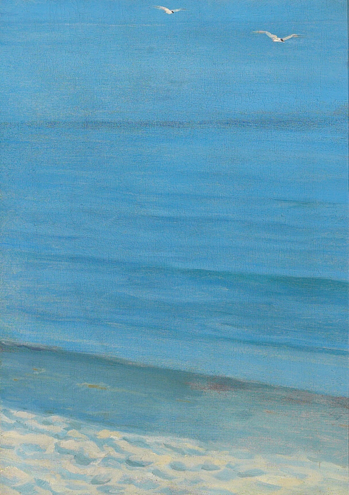 Study of a beach, 1892, Peder Severin Krøyer