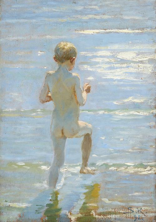 Bathing boy., 1892, Peder Severin Krøyer