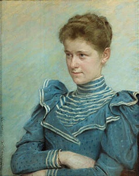 Portrait of af Julie Reinhard, née Vett., 1893, Peder Severin Krøyer