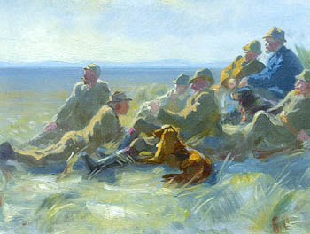Hunters from Skagen. Study, 1898, Peder Severin Krøyer