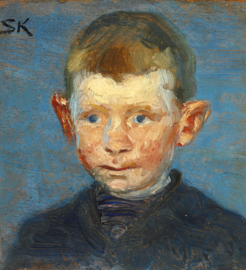 Head of a boy, 1899, Peder Severin Krøyer