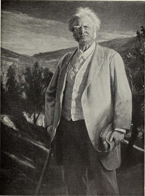 Portrait of Bjørnstjerne Bjørnson, 1901, Peder Severin Krøyer