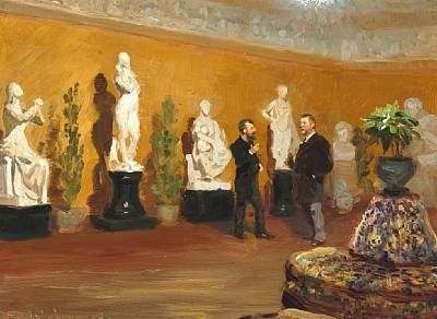 Evening party, 1888, Peder Severin Krøyer