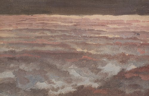 Evening sky. Overcast, 1873, Peder Severin Krøyer