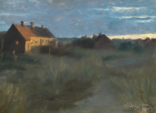 A summer evening at Skagen., 1899, Peder Severin Krøyer