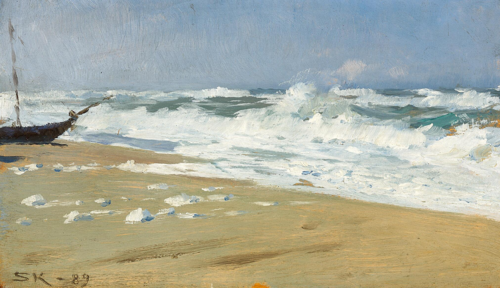 Study of a beach., 1889, Peder Severin Krøyer