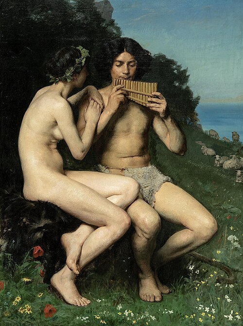 Daphnis and Chloe., 1879, Peder Severin Krøyer