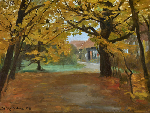 Skagen plantation., 1908, Peder Severin Krøyer